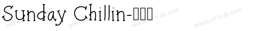 Sunday Chillin字体转换